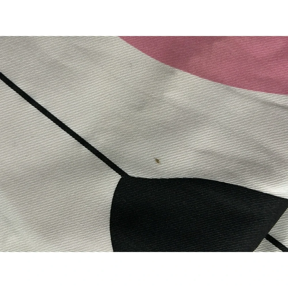 Set of 4 Ikea BOLLKAKTUS‎ Curtain Panels Black Orange Pink Balloons 57x98